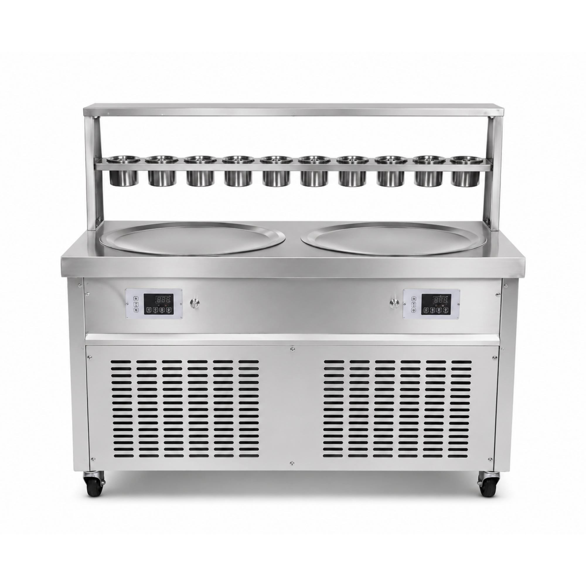 Commercial Fried Ice Cream Roll Machine - Restaurant Ice-Cream Shop Equipment