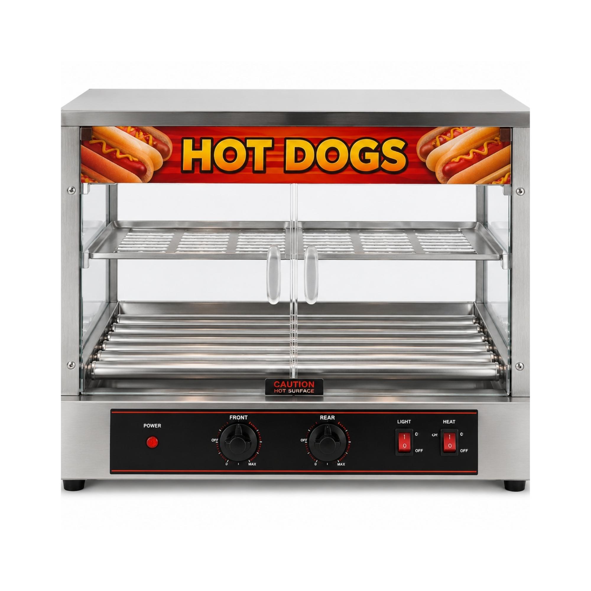 Commercial Hot Dog Steamer Warmer - Restaurant Kitchen Equipment