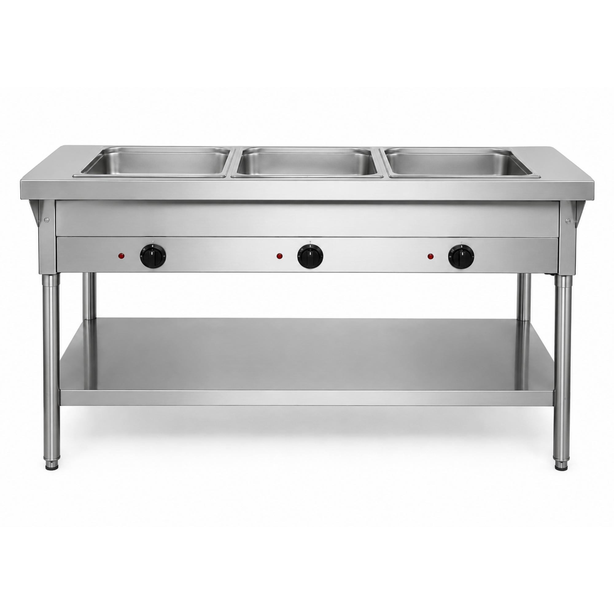 Commercial Hot Food Steam Table - Restaurant Kitchen Equipment