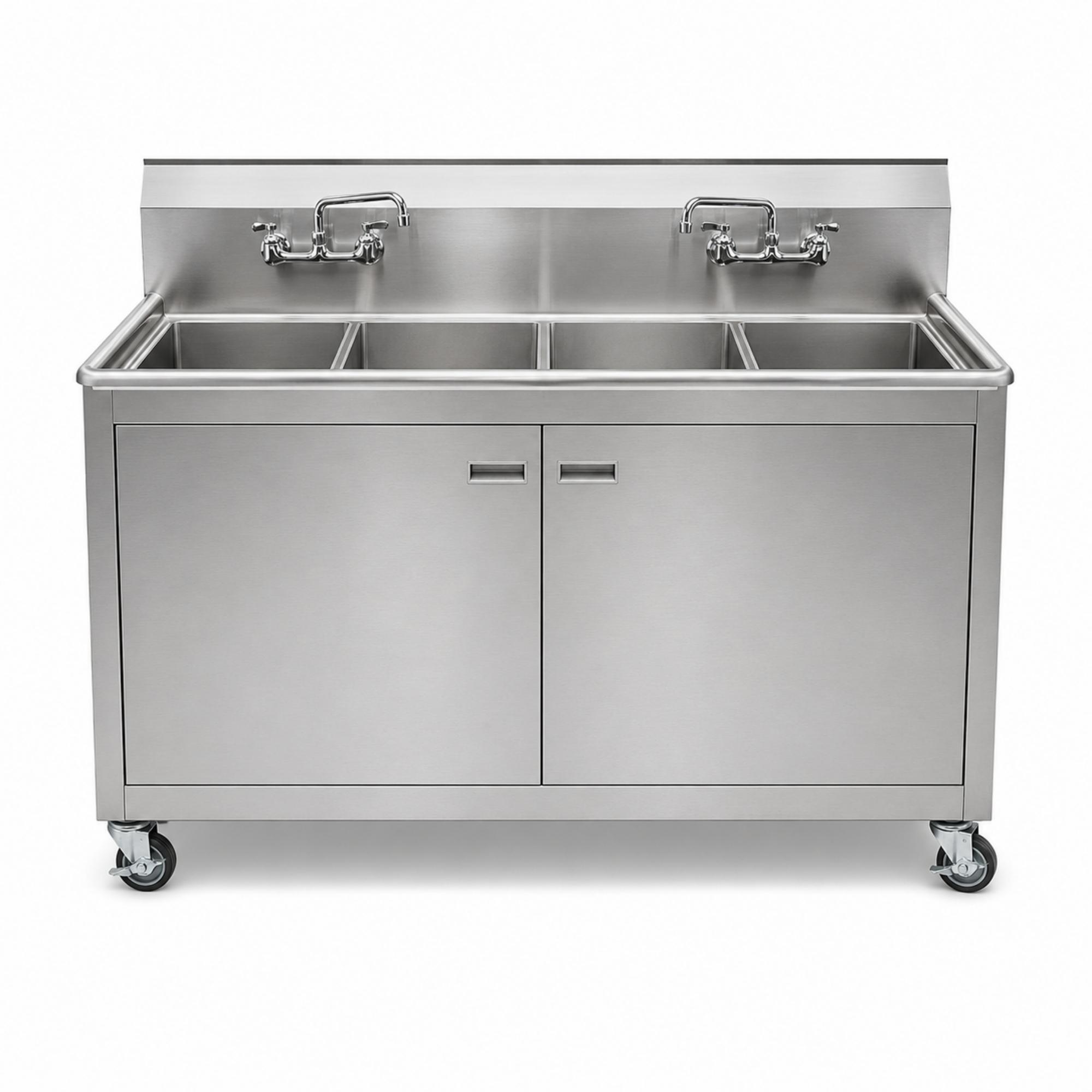 Commercial Portable Mobile Sink - Restaurant Kitchen Supermarket Equipment