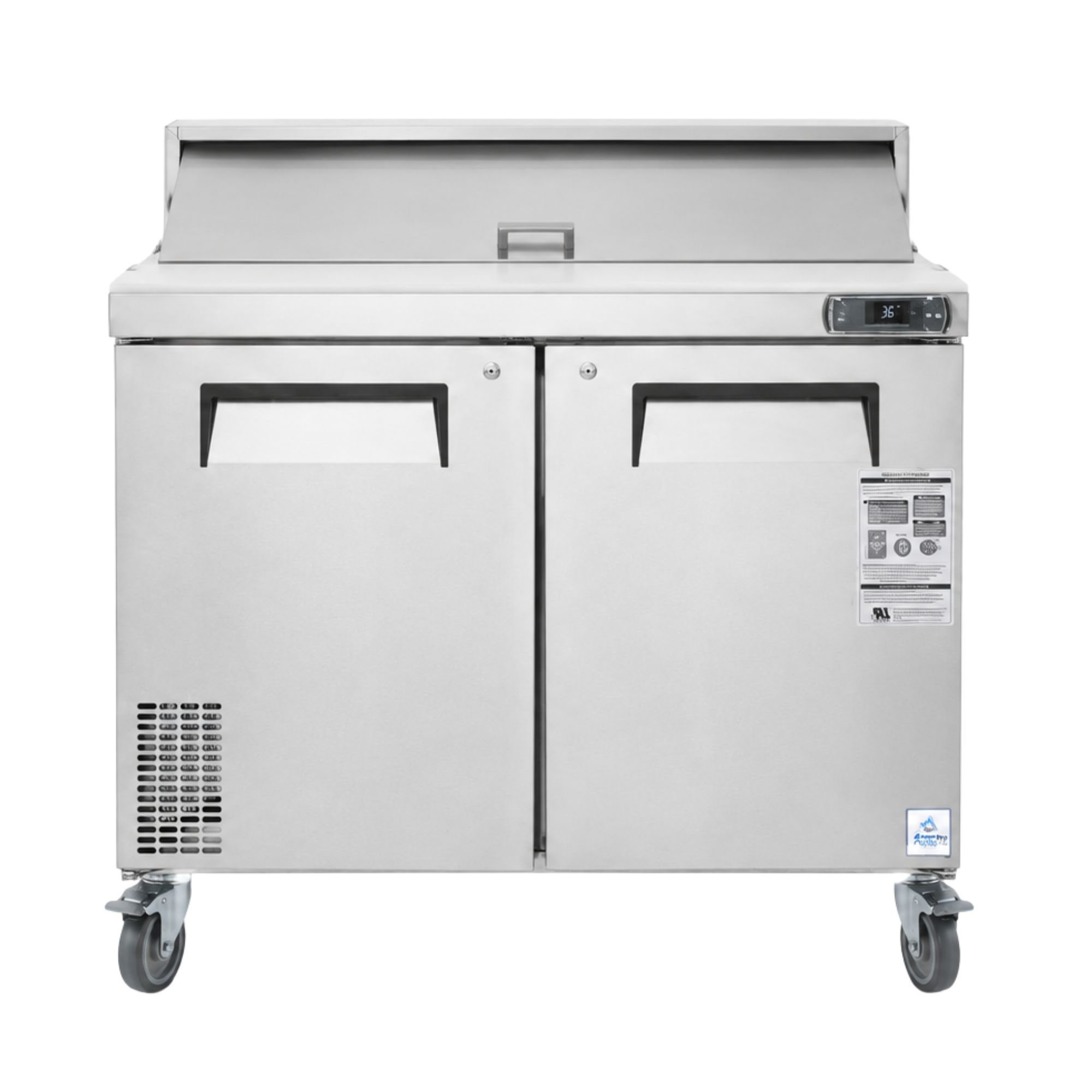 Commercial Sandwich Prep Table Refrigerator for Restaurant Kitchen