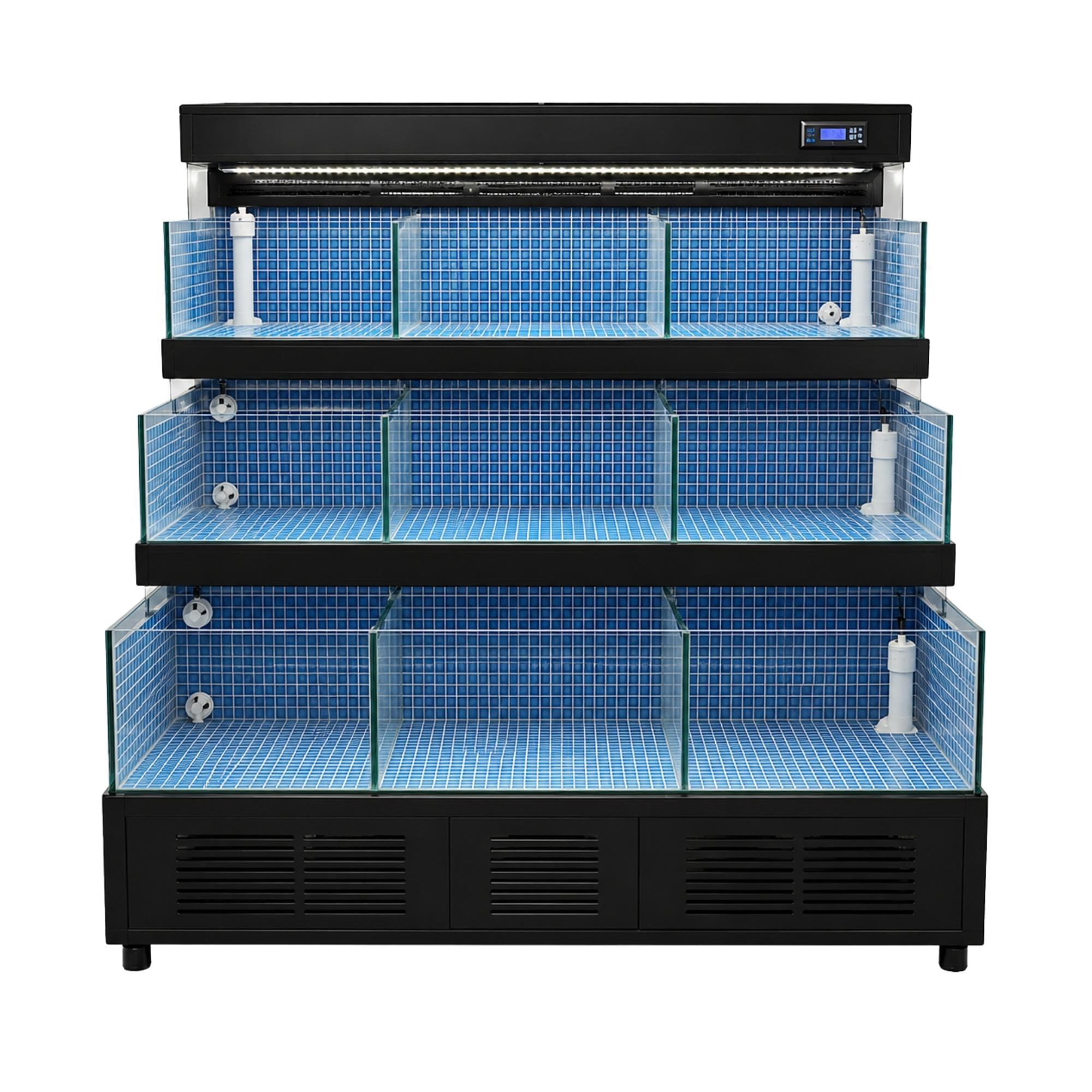 Commercial Seafood Lobster Display Cooling Case Commercial Seafood Lobster Display Cooling Case
