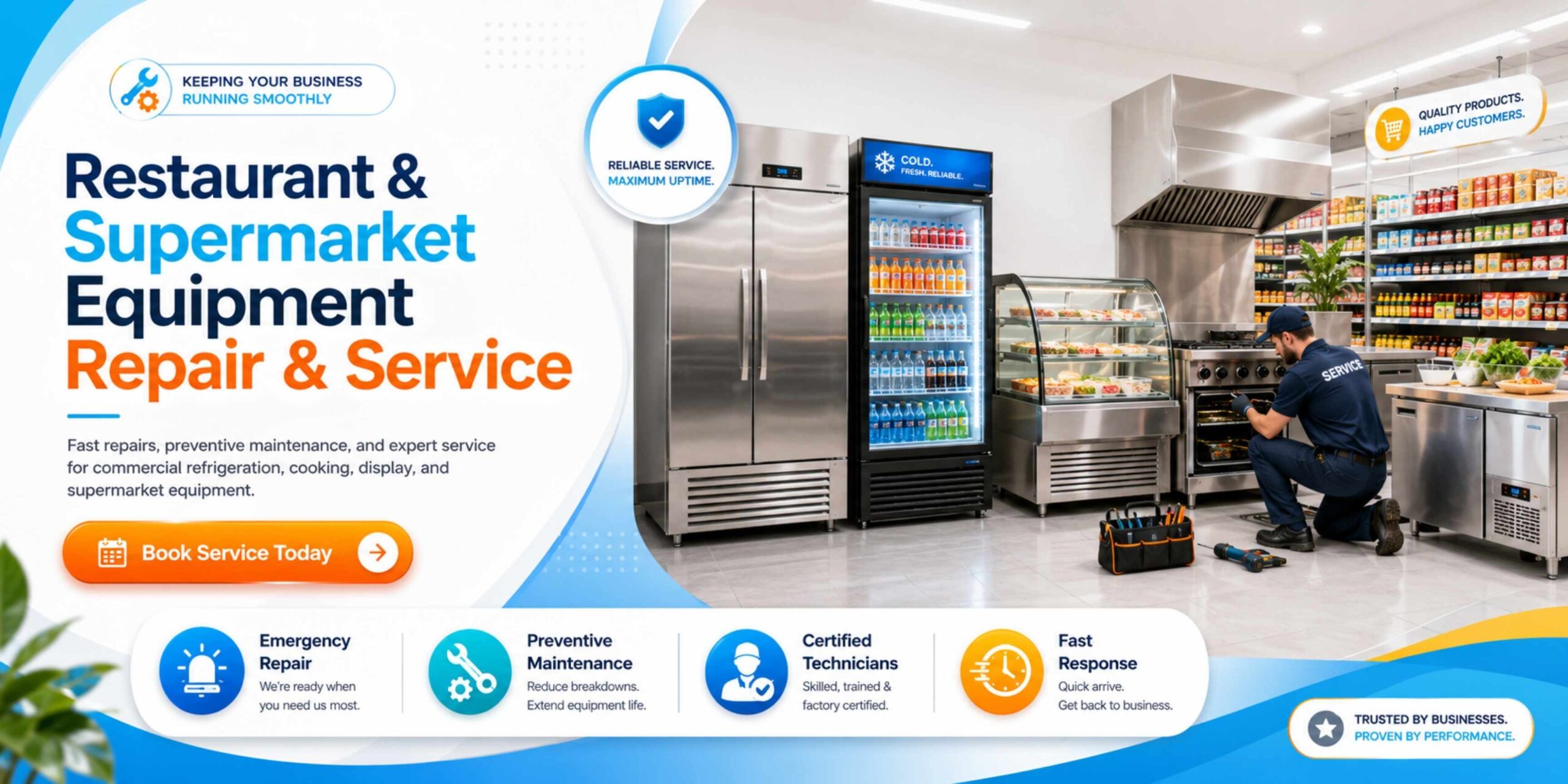 Repair & Service for Restaurant Supermarket Foodservice Equipment (1)