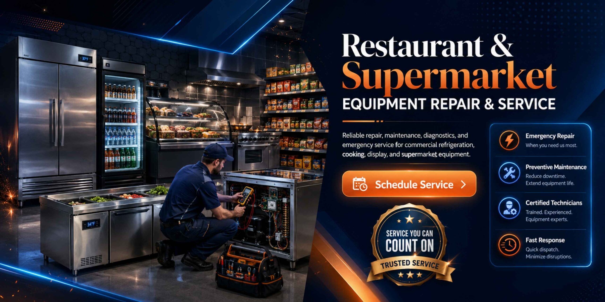 Repair & Service for Restaurant Supermarket Foodservice Equipment (2)
